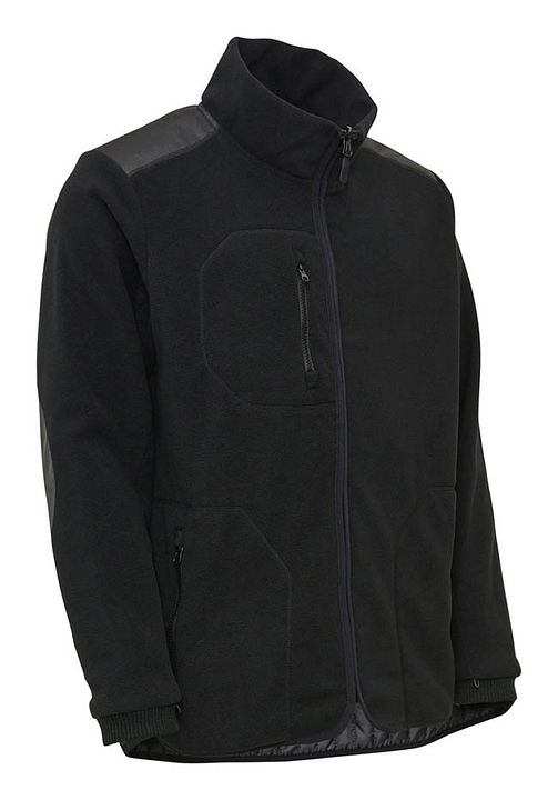 Fleece Jacke Black