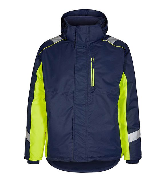Cargo Winterjacke Tintenblau/Gelb