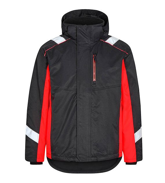 Cargo Winterjacke Schwarz/Rot