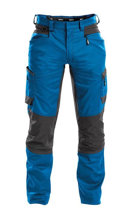 bleu azur/gris anthracite - taille longu