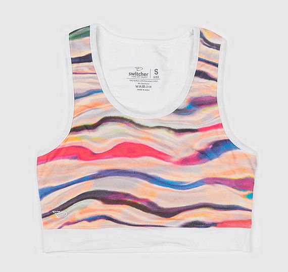 Crop-Tanktop Kerala Yoga Print