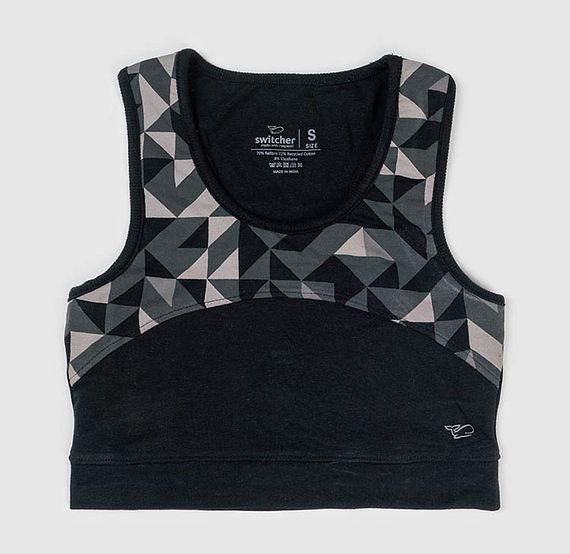 Crop-Tanktop Kochi Noir