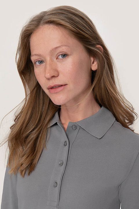 Langarm Poloshirt Mikralinar Damen