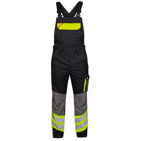 Cargo Latzhose Schwarz/Gelb