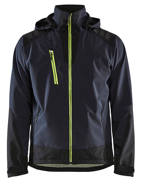 dunkel dunkel mamarineblau/high vis gelb