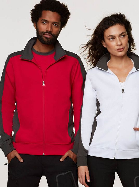Sweatjacke Contrast