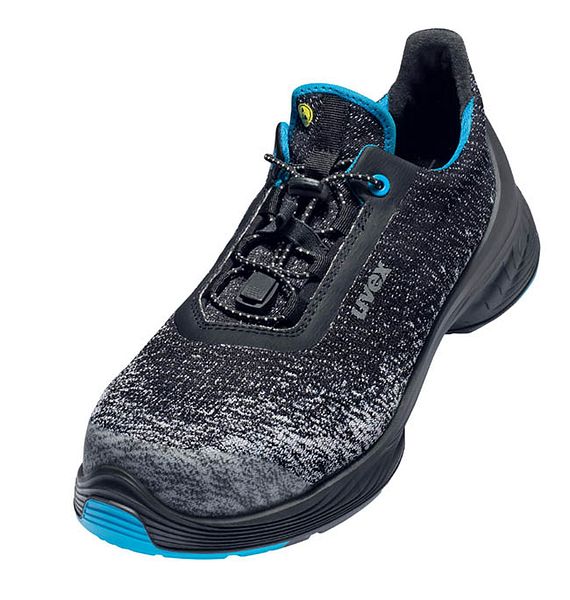 Sicherheitshalbschuh schwarz/blau