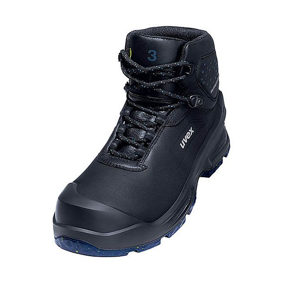 MACSOLE Schnürstiefel schwarz