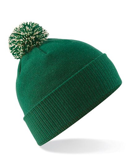 Bottle Green / Off White