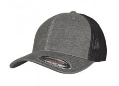 Retro Trucker Melange Cap Khaki/Black Mesh