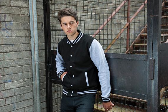 Varsity Jacket Just Hoods unisex